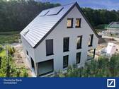 Rückansicht - Moderne Doppelhaushälfte im KFW 40 QNG Standard in Rheda-Wiedenbüc