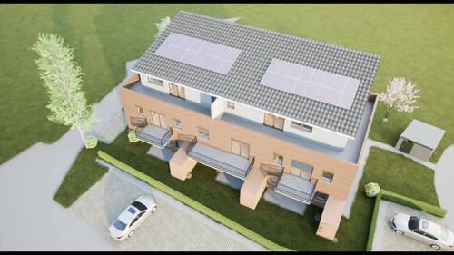 Blick auf das Gebäude - Ankommen & Wohlfühlen - Stilvolle 2-Zimmer Wohnung mit Terasse, Komfort & Nachhaltigkeit