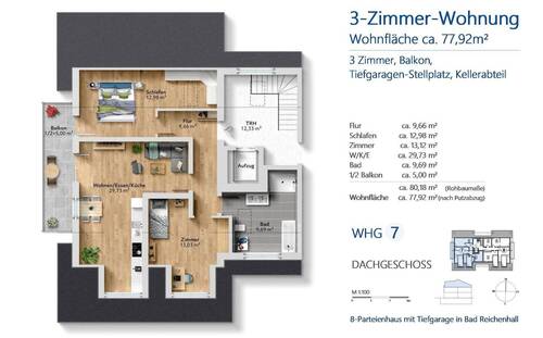 Fakten - 3 Zimmer Etagenwohnung in Bad Reichenhall