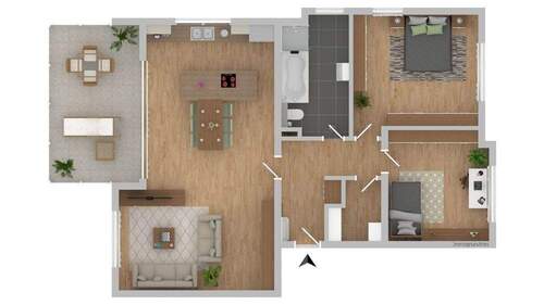 Wohnung 3 - 