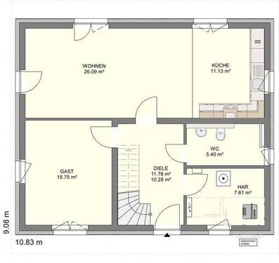 erdgeschoss.jpg - Einfamilienhaus mit 151,00 m&sup2; in Ursberg zum Kaufen