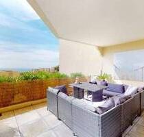 4-Zimmer-Wohnung - Terrasse - Garten - Meerblick - Garage - Nizza Fabron