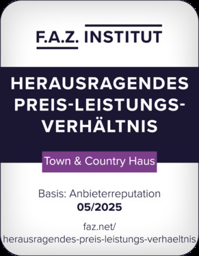 FAZ-Siegel_Herausragendes PLV_2025_Town & Country Haus - 