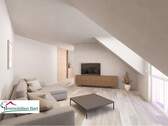 Beispiel Wohnzimmer - GRENZE L-REMICH WORMELDANGE: NEUE 120 M² WOHNUNG IN TOP LAGE!