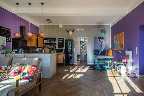 offener Wohn- und Essbereich - 3 Zimmer Etagenwohnung in Berlin