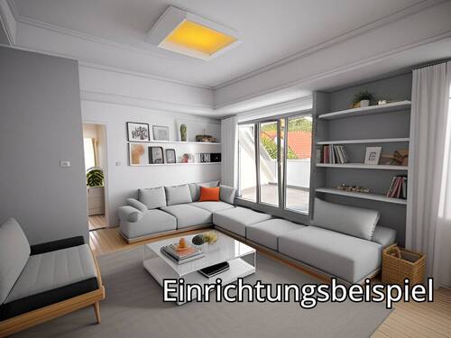 Wohnzimmer - 3 Zimmer Etagenwohnung in Albstadt