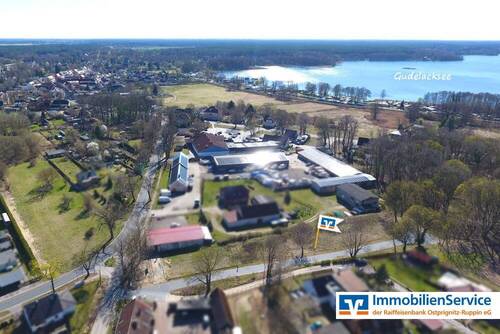 Blick aus der Luft - Phantastische Baugrundstücke zwischen Gudelack- und Wutzsee