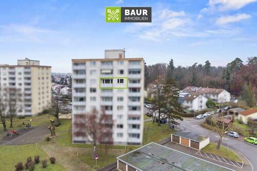 Titelbild - 360° I Zentral gelegene 2-Zimmer-Wohnung mit sonnigem Balkon in Friedrichshafen