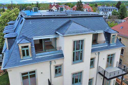 Balkone Dachgeschoss - 3 Zimmer Etagenwohnung in Dresden