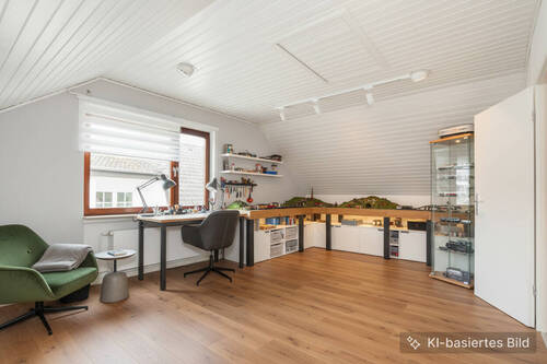 Hobbyraum DG visualisiert - 