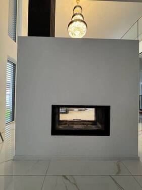 Detailaufnahme vom Kamin - 