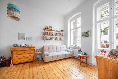 Wohnzimmer - 2 Zimmer Etagenwohnung in Berlin