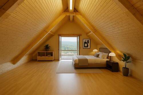 Visualisierung Dachspitz Garagenhaus - 