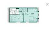 Grundriss vom Reihenhaus im Projekt Pütnitzwiese - 