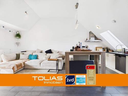 Titelbild - Zeit zu zweit - Stilvolle 3-Zimmer-Wohnung mit hohen Decken und Loggia