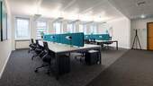 Flat Mitgliedschaft - Flex Desk im Open Space mit Skylineview - All-in-Miete