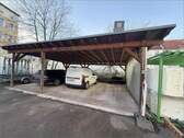 Dreifach-Carport aus Holz - 