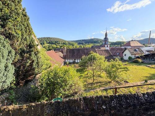 Aussicht aus der Wohnung im UG - 