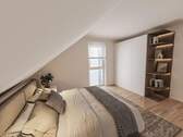 Beispiel Schlafzimmer - Etagenwohnung mit 98,00 m&sup2; in Weissach-Flacht zum Kaufen