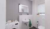 Das Gäste-WC - 3 Zimmer Reihenmittelhaus in Ribnitz-Damgarten