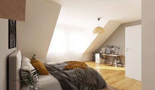 Im Schlafzimmer können Sie sich bestens erholen - 