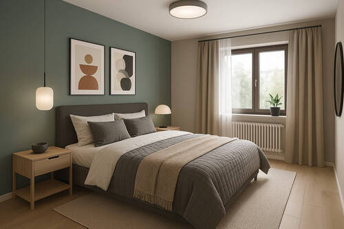 Einrichtungsbeispiel Schlafzimmer - 