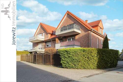 001 - Seitenansicht - Bi-Stieghorst - Sackgasse: Sehr gepflegte 2 Zimmer-Wohnung mit Einbauküche und Südwestbalkon