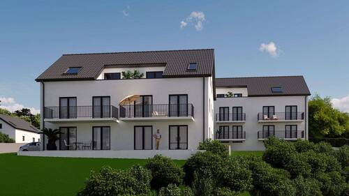 Ansicht West (2) - Etagenwohnung mit 71,50 m² in Pentling zum Kaufen