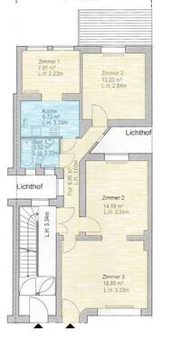 71 EG.jpg - 4 Zimmer Terrassenwohnung zur Miete in Bremen