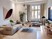 Wohnzimmer, Designbeispiel - Etagenwohnung mit 112,00 m&sup2; in Kassel zur Miete