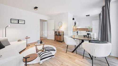 Wohn- und Essbereich Beispiel - 3 Zimmer Etagenwohnung in Lübeck