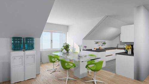 Offene Küche - beispielhaft - Büro mit 215,00 m&sup2; in Unterhaching zur Miete