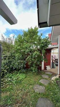 Garten mit Gartenhütte - 