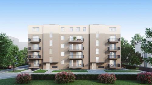 Balkonseite -2 - Etagenwohnung mit 70,90 m&sup2; in Jena zum Kaufen