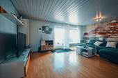 Wohnzimmer - Etagenwohnung mit 90,90 m&sup2; in Rottweil zum Kaufen