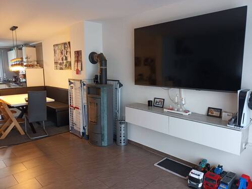 Wohnzimmer - Doppelhaushälfte mit 125,00 m&sup2; in Schrobenhausen zur Miete