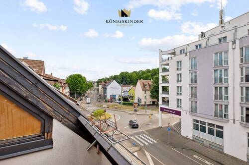 Über den Dächern von Cannstadt - Sundowner mit Aussicht - deine Dachgeschosswohnung über den Dächern von Cannstatt