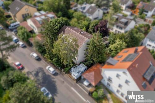 Ansicht von oben - Mehrfamilienhaus, Wohnhaus mit 325,10 m² in Würzburg zum Kaufen