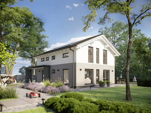 Hausaußenansicht - 5 Zimmer Einfamilienhaus zum Kaufen in Roßbach