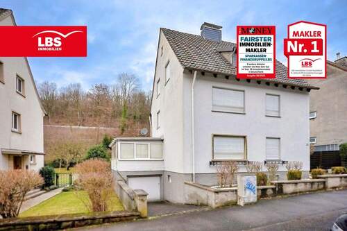 Außenansicht, Straßenseite - 3FH - solides Invest in Iserlohn-Obergrüne
