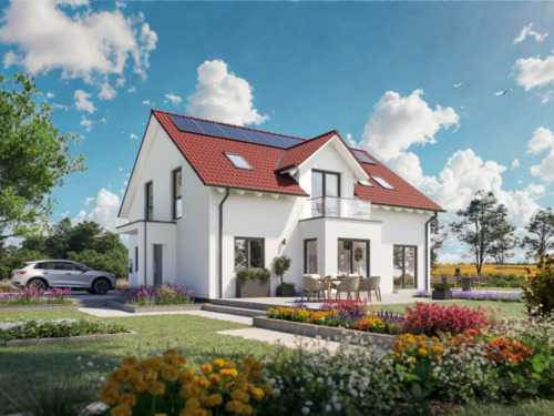 Haus Außenansicht - Nebenkosten minimieren: Cleveres Wohnen mit Danhaus