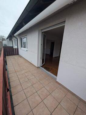 Westbalkon mit Markise - 