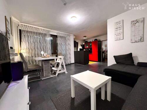 Wohn- und Essbereich - Etagenwohnung mit 51,00 m&sup2; in Leutenbach zum Kaufen