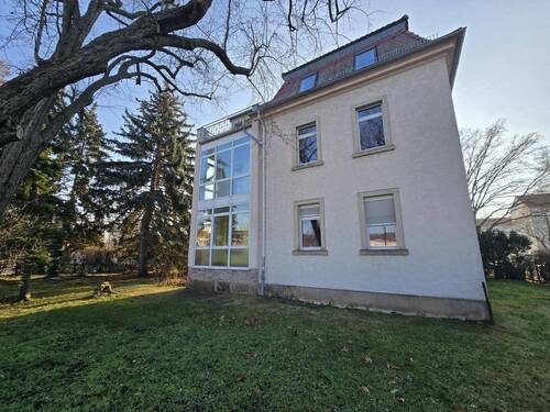 Österreicher Str.82 Gartenansicht - ERSTBEZUG nach Sanierung, 3-Zimmer-Etagenwohnung in 3-Familienhaus in Laubegast zu verkaufen.