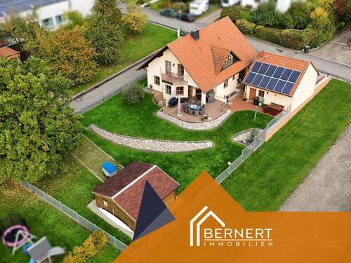 Ansicht Garten - Gemütliches Einfamilienhaus mit gepflegtem Garten in ruhiger Wohnlage