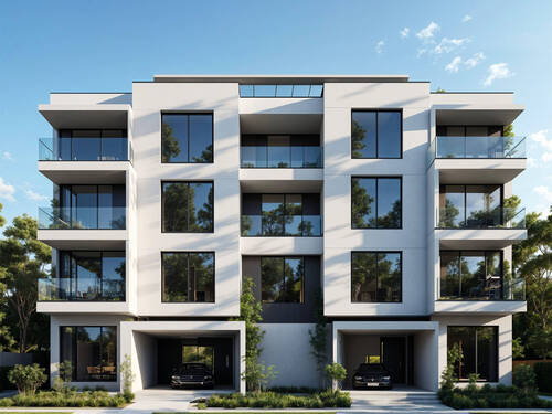 Visualisierung - Projektiertes Grundstück in der Herner Innenstadt mit ca. 3.330 m² Bruttogrundfläche!