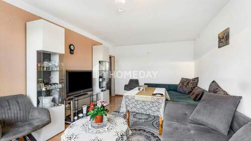 Wohnzimmer 1 - Etagenwohnung mit 55,00 m&sup2; in Hannover zum Kaufen