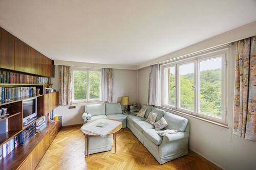 Wohnzimmer EG - 3 Zimmer Einfamilienhaus zum Kaufen in Kirchberg an der Murr