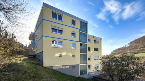 Ansicht - Wunderschöne 3,5-Zimmer-Wohnung mit großem Balkon und Einzelgarage