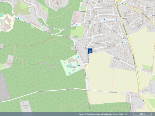 Bild aus Kartenansicht - Doppelhaushälfte mit 88,00 m&sup2; in Porta Westfalica zum Kaufen